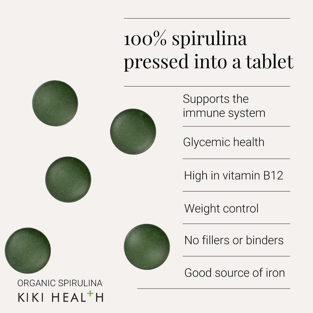 Kiki Health Organic Spirulina Tablets