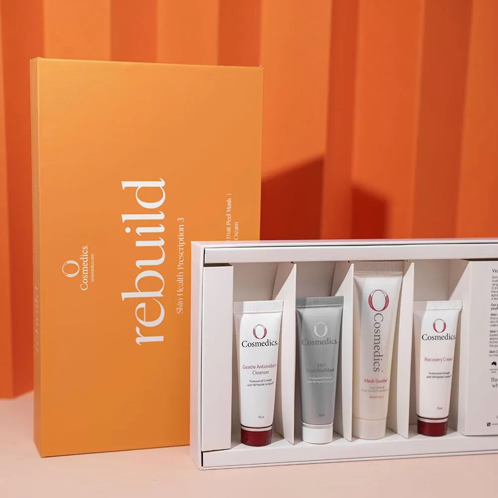 Kit de prescription pour la santé de la peau O Cosmedics 3 - Reconstruire